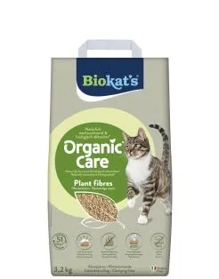 Biokat's Organic Care Plant Fibres - Kattenbakvulling - 3.2 kg