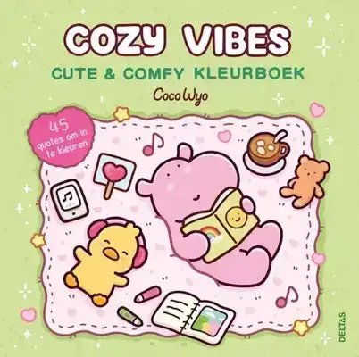 Cozy Vibes Cute & Comfy kleurboek Coco Wyo<br>