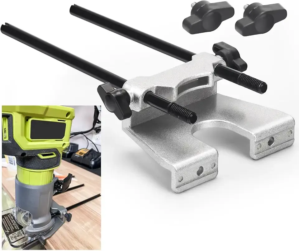 204358001 Edge Guide Assembly/Trim Router Edge Guide - by Ohoho - Compatible with Ryobi Router Edge Guide - Fits Model P601, PCL424B, PCL424, R2401, P206