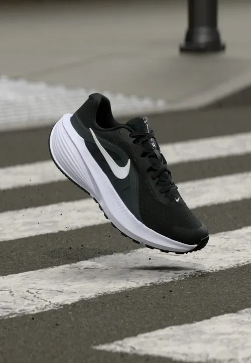 W NIKE DOWNSHIFTER 14 - Løpesko for vei - black/white/anthracite/wolf grey