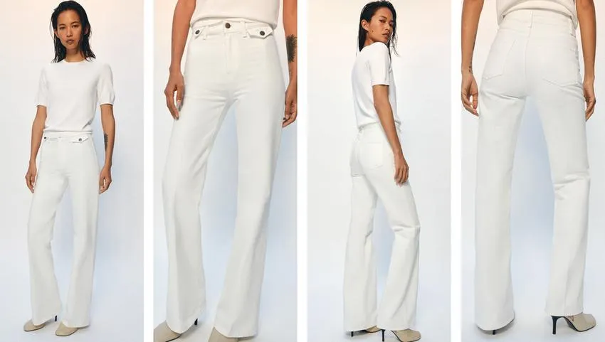 ZW COLLECTION HIGH-WAIST FLARE JEANS
