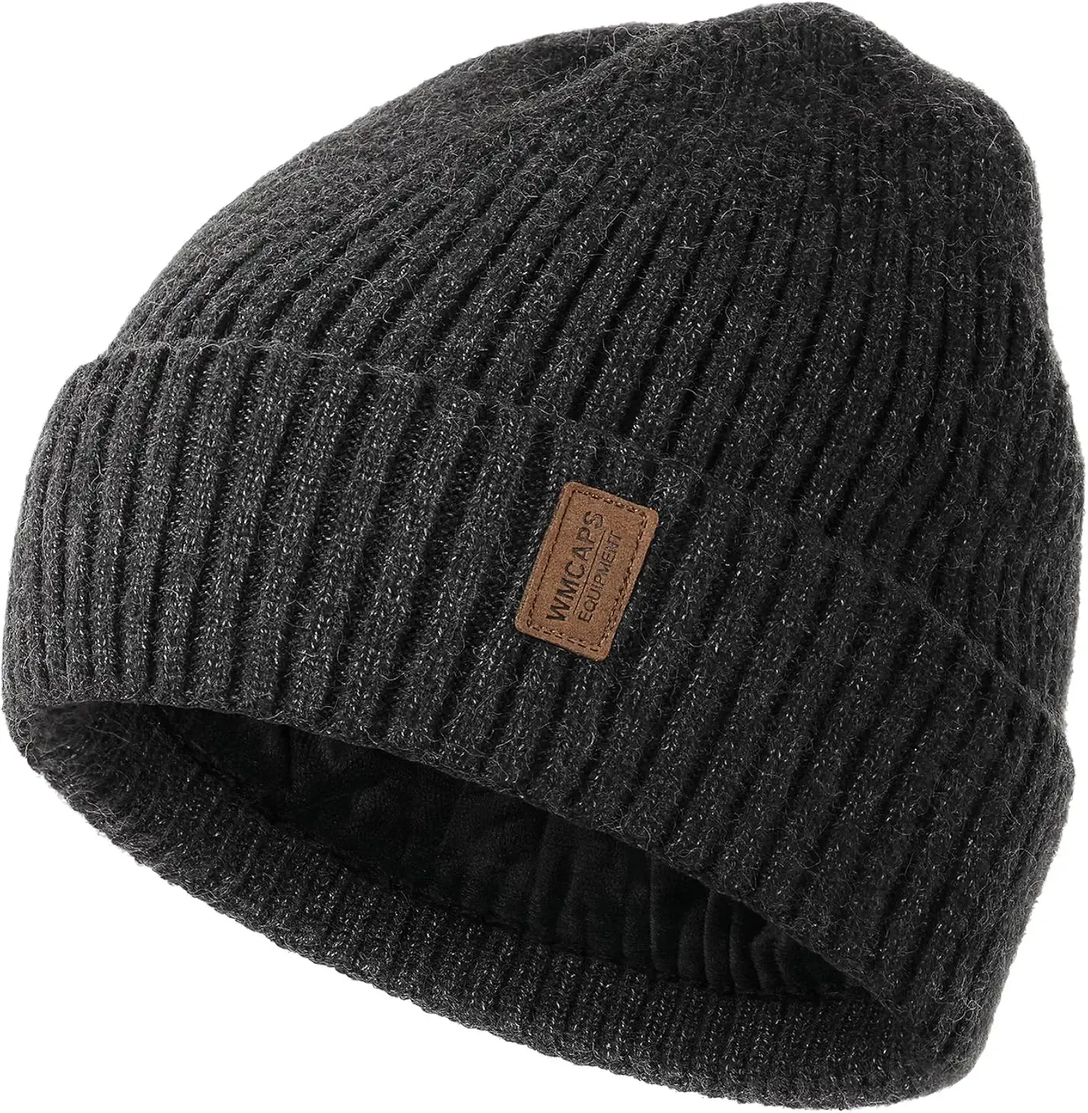 Wmcaps Winter Beanie for Men Women Fleece Lined Hat Warm Cuffed | Ultra soft and cozy feel, unisex knit, ideal for cold weather, holiday gifts, outdoor work, dog walking