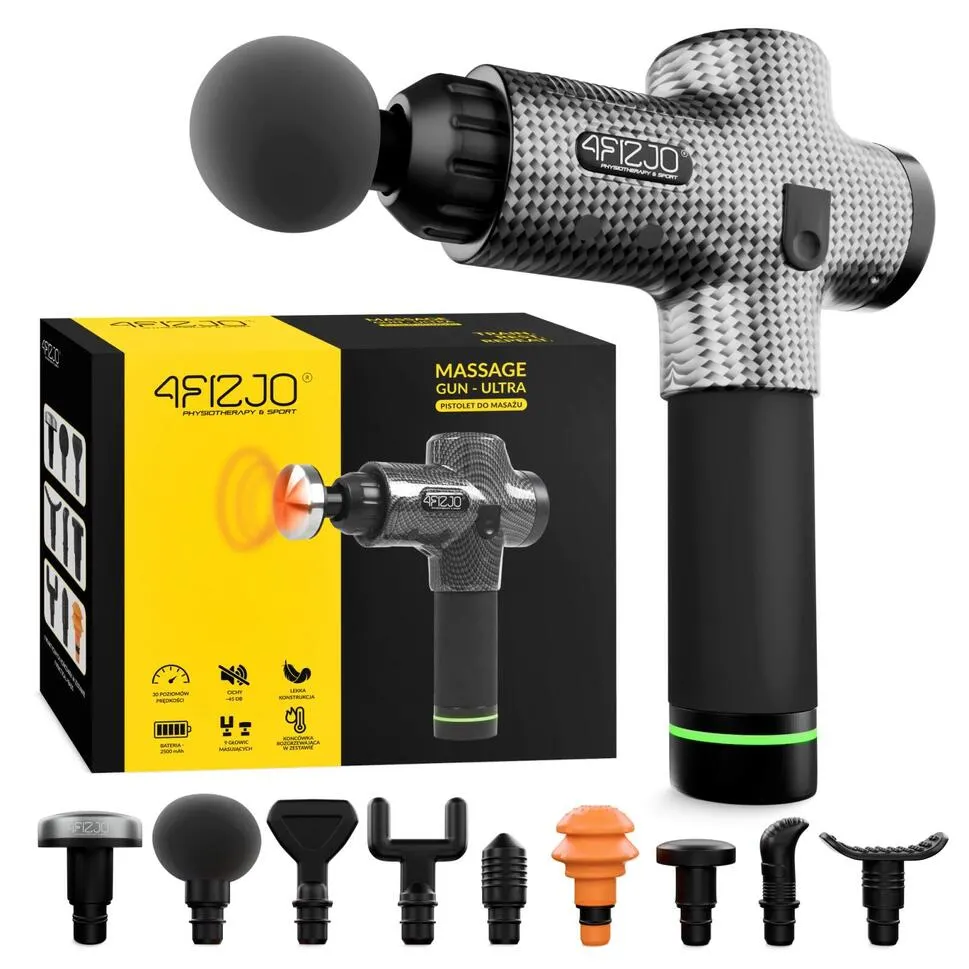 Ruční masážní přístroj MASSAGE GUN ULTRA 4FIZJO