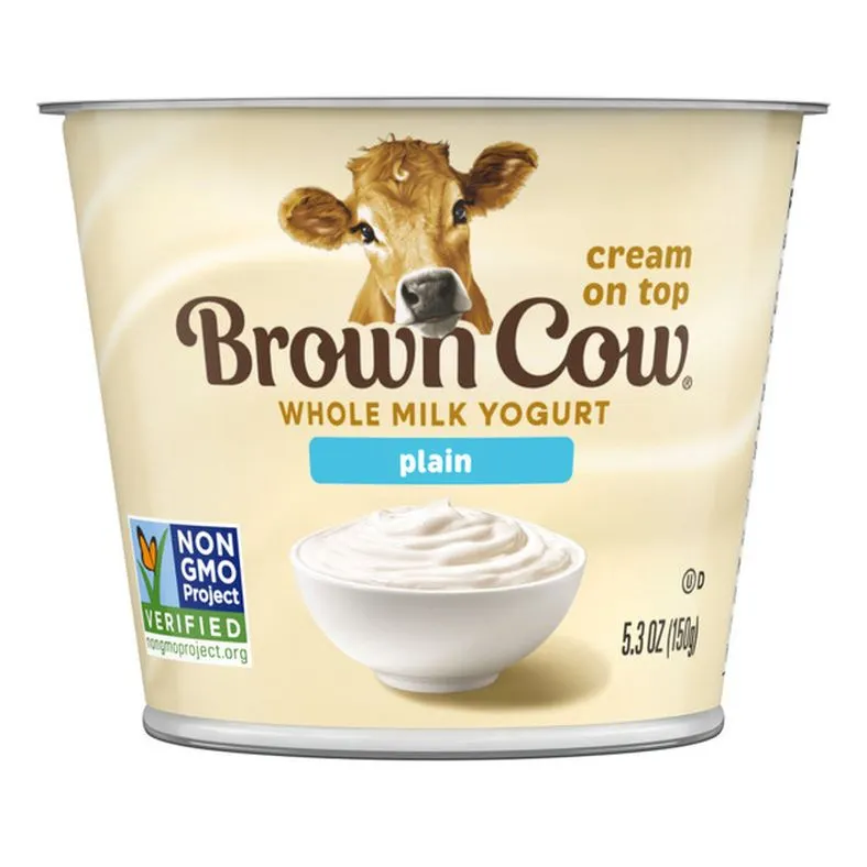 Brown Cow® Cream Top Plain Whole Milk Yogurt