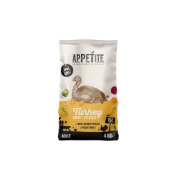 Appetite Graanvrije Kattenbrokken met Kalkoen 4kg