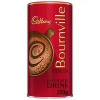 Cadbury Bournville Dark Chocolate Cocoa Powder Tin (250 g) Open Product Description