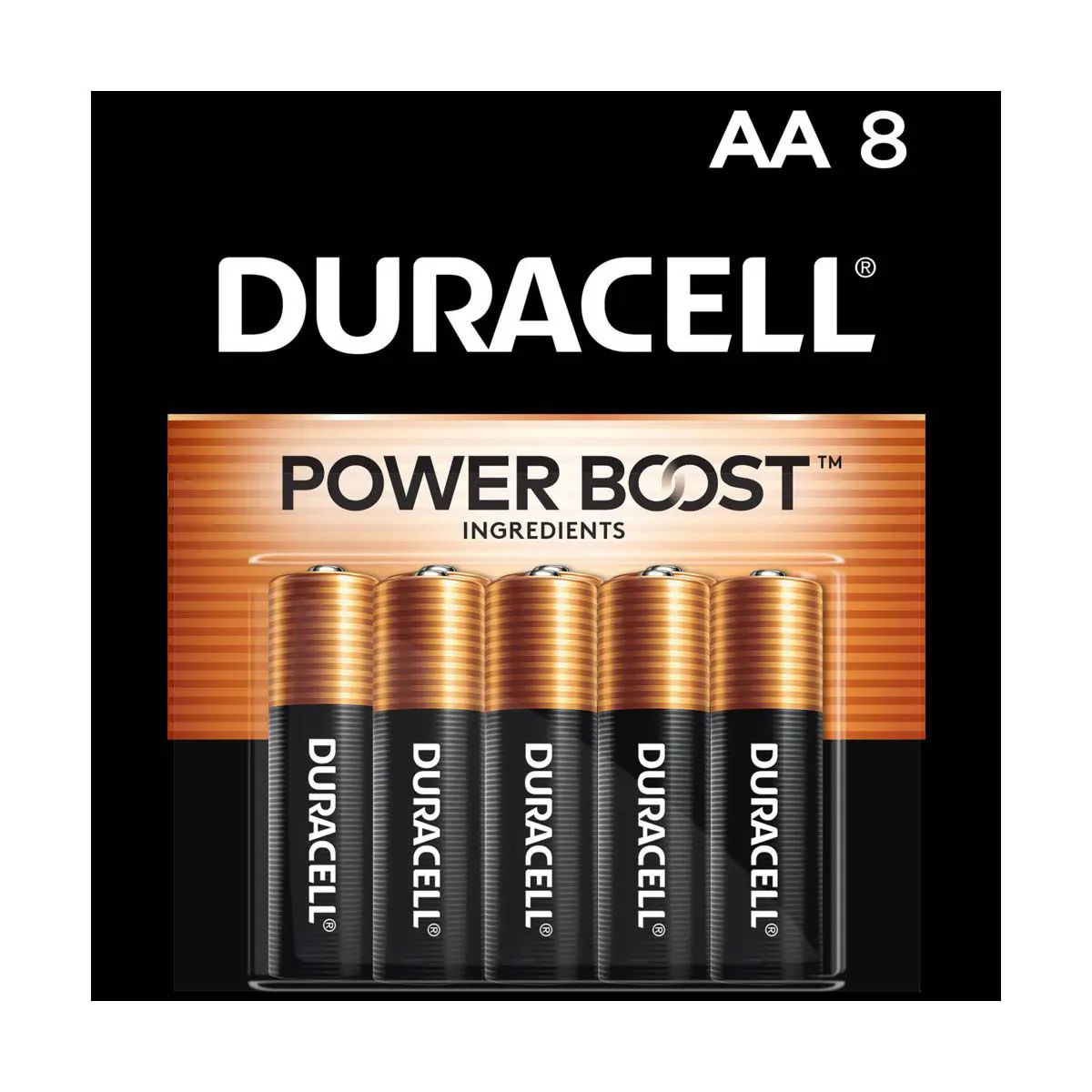 Duracell Power Boost AA Batteries, 8 ct