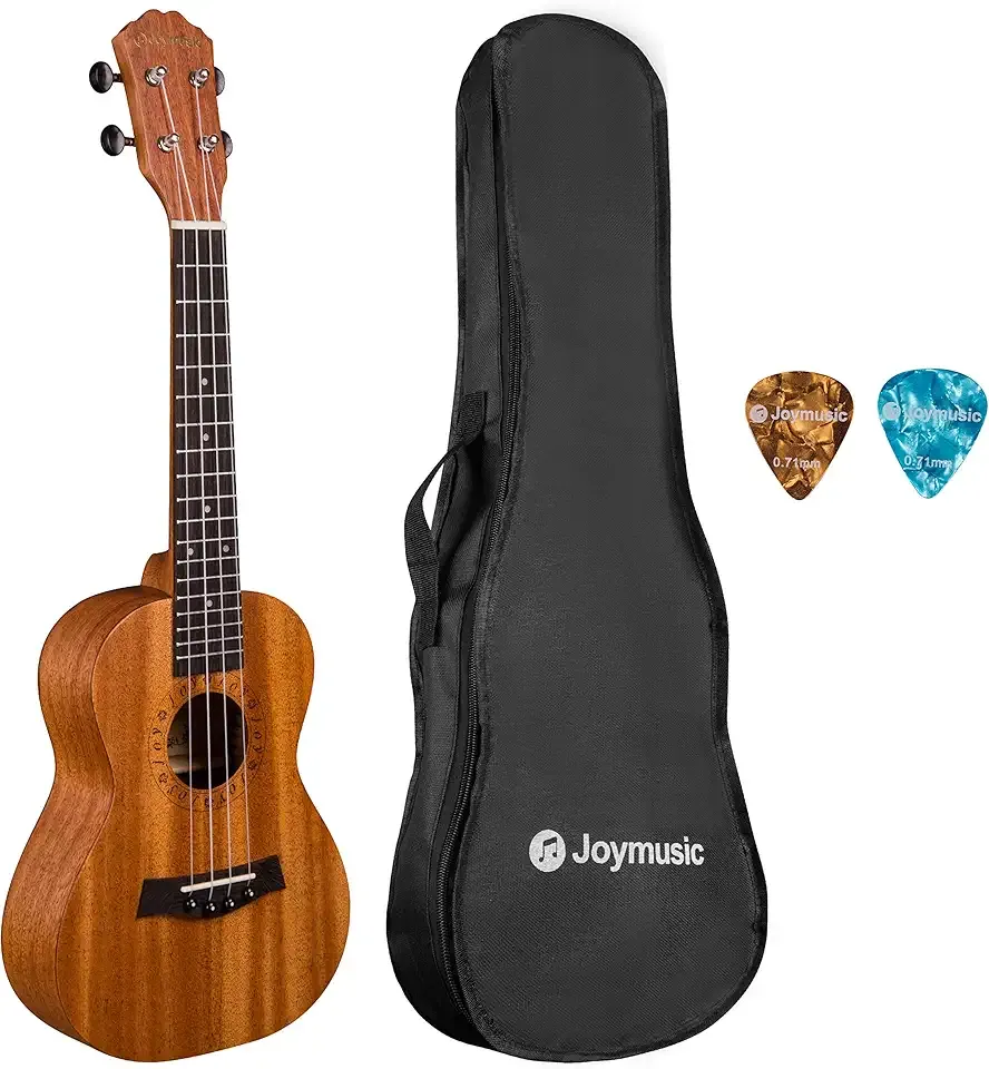 Joymusic 23" Concert Mahogany Ukulele Kit,Natural,Matt (UK-23S)