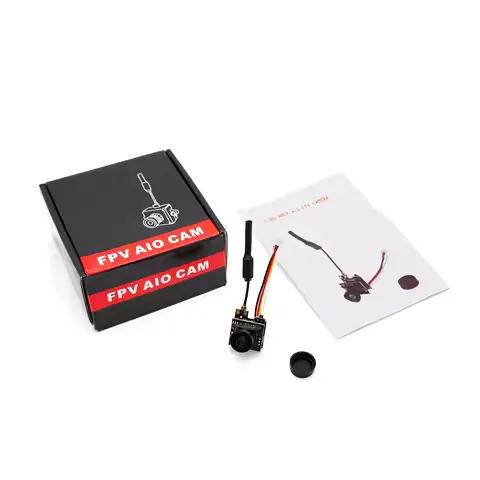 YSIDO FPV Mini Kamera S2 OSD AIO 5.8G 40CH 800TVL HD Mikro Kamera NTSC /PAL RC Yarış Quadcopter Drone FPV Model Parçaları için