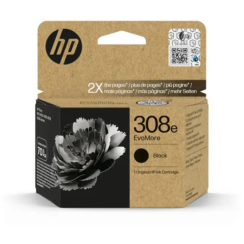 HP - Cartuccia di inchiostro nero originale HP EvoMore 308e