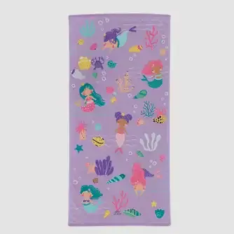 Tudo Home Kids Mermaid Party Beach Towel