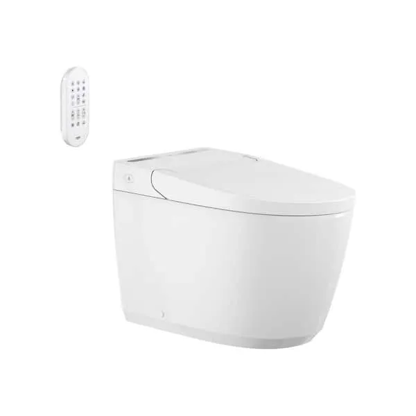 GROHE Sensia Elongated Smart Bidet Toilet 1.28 GPF in White with Adjustable Sprayer Settings, Deodorizing, Soft Close