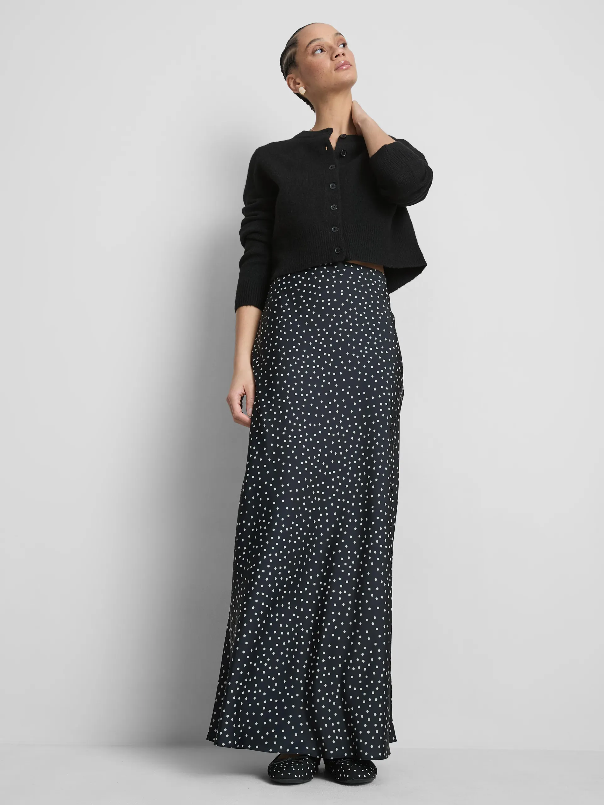 Gilet court à col ras-du-cou