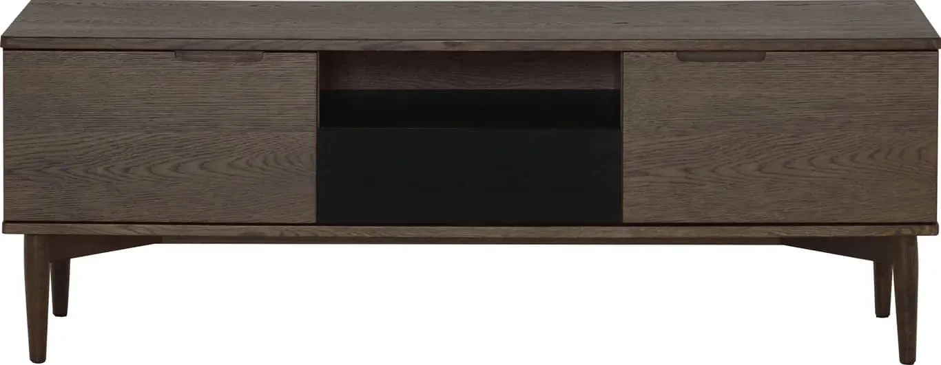 Karmøy TV-benk 140 x 41 H: 50 cm, brun eikefiner