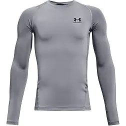 Under Armour Boys' HeatGear Armour Long Sleeve Shirt