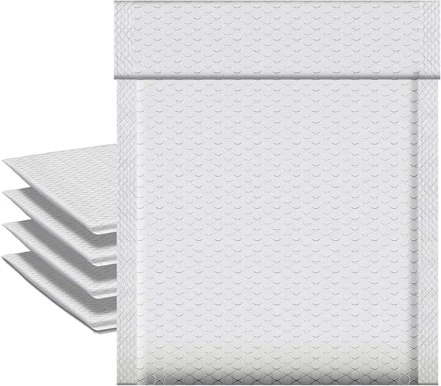 Ireer 5 Pack 20 x 24'' Extra Large Bubble Mailers Padded Envelopes, White | Poly Cushioned Protection, Waterproof Exterior, For Business Shipping Gifts Packaging, Secure Adhesive, Durable Mailing Bags