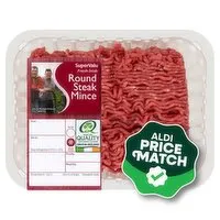 SuperValu Fresh Irish Beef Round Steak Mince (454 g) Open Product Description