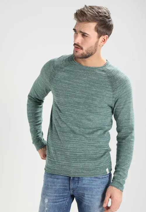 Pier One by Zalando Strikkegenser - mottled green