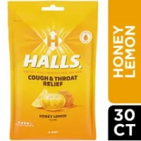 HALLS Relief Honey Lemon Cough Drops