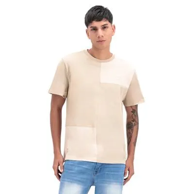 Playera Hummo Hombre Tipo Parche Café