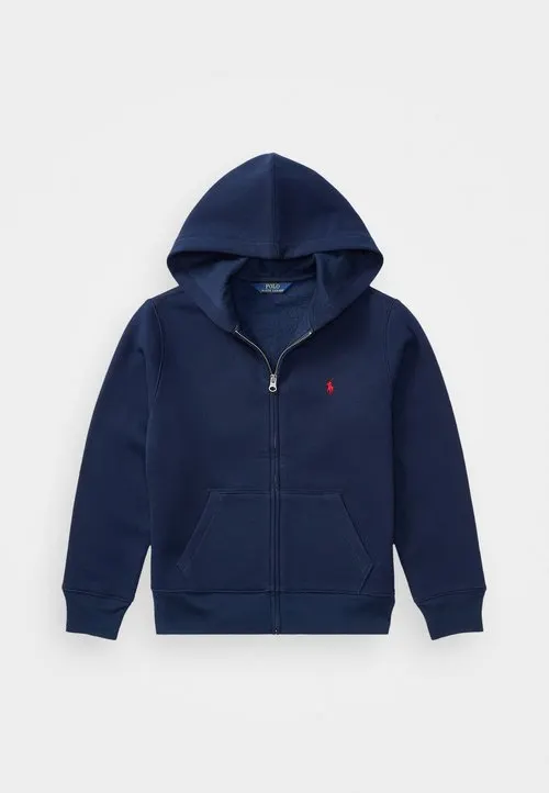 COTTON BLEND FLEECE HOODIE - Sweatjakke - cruise navy
