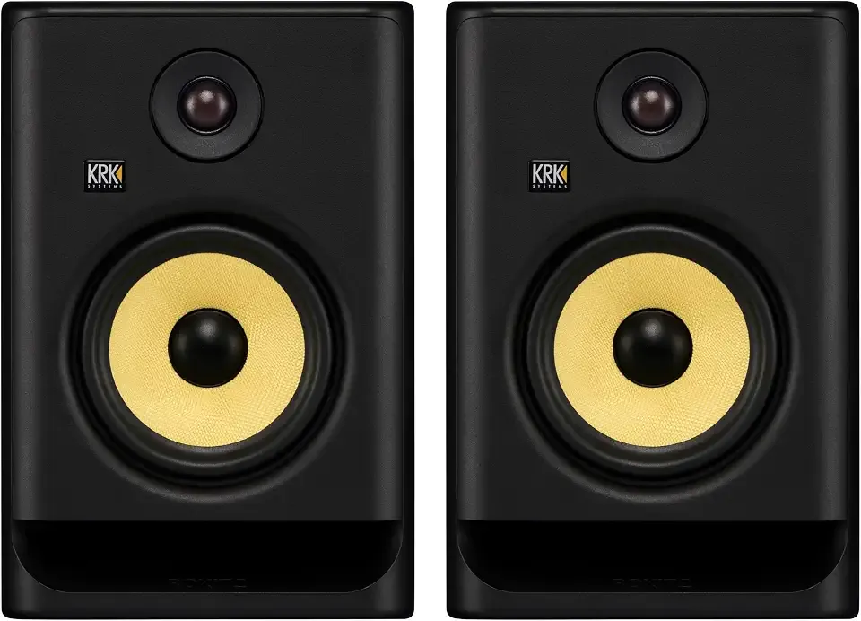 KRK RP8G5 ROKIT 8 Generation Five 8" Powered Studio Monitor Pair, 8 Inches