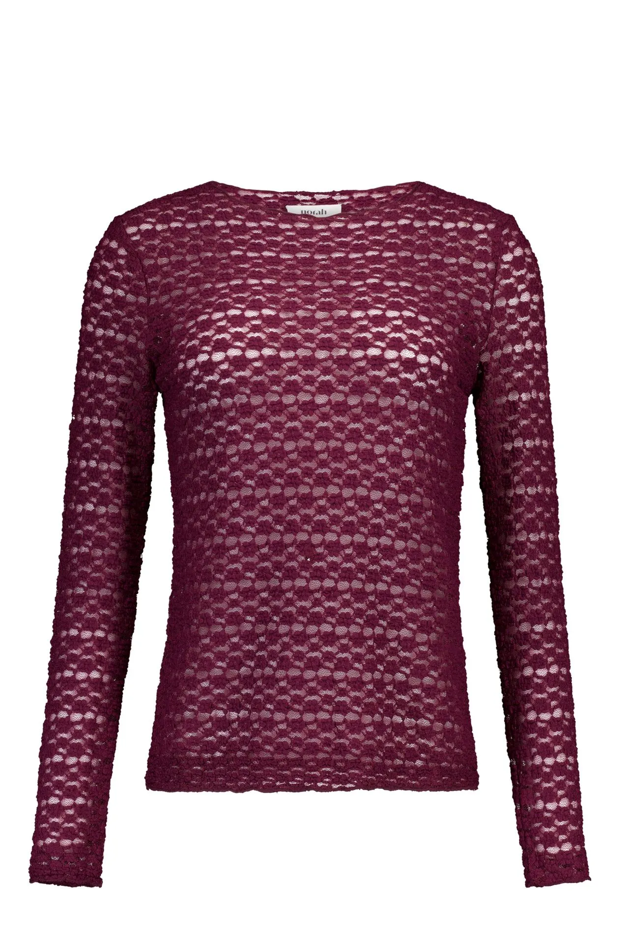 Paars kanten shirt