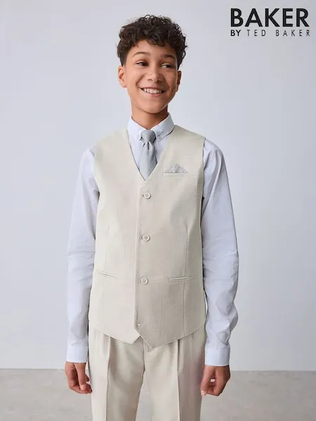 Baker by Ted Baker Waistcoat, Shirt And Tie Set