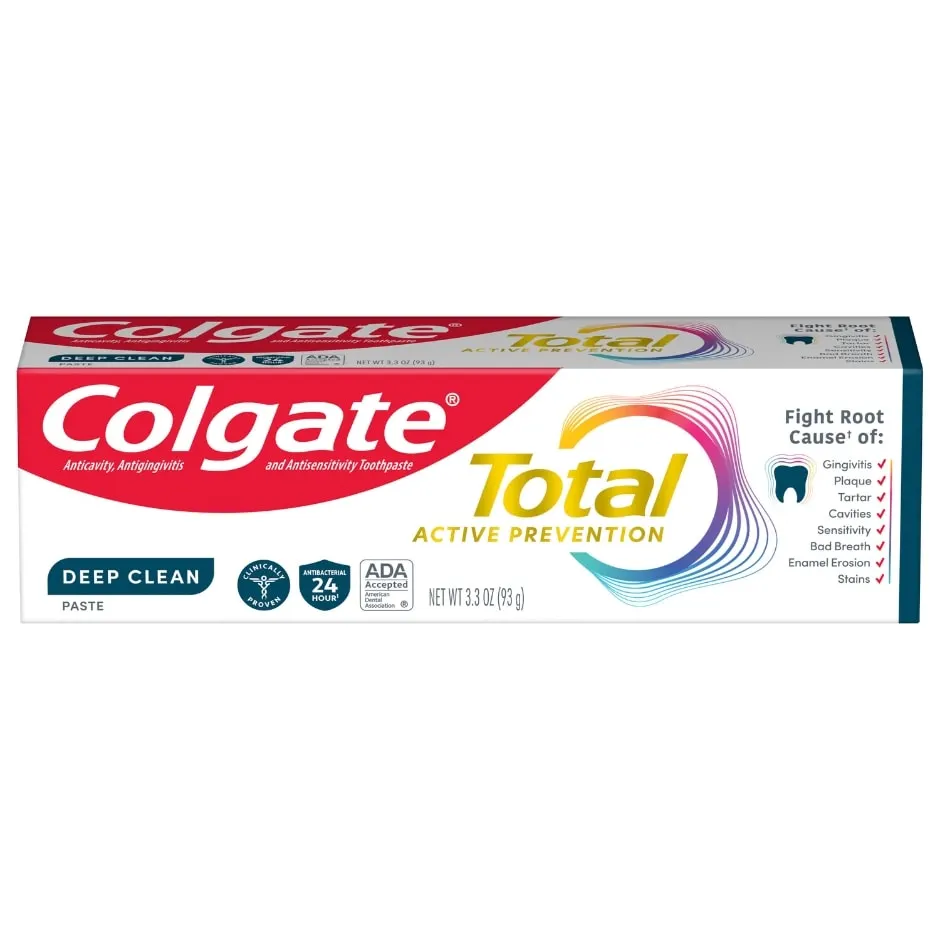 Colgate Total Deep Clean Toothpaste, 3.3oz