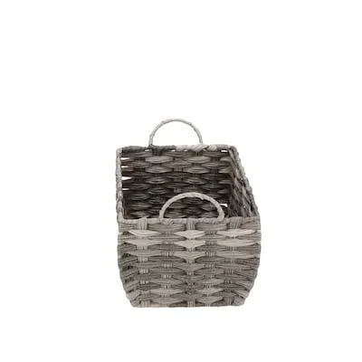 Medium Natural Fabric Collapsible Bin