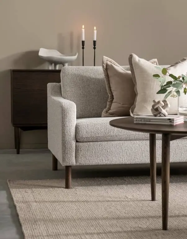 Hjellegjerde Medium 3,5 seter Modulsofa. 3,5 seter duo, armlene 35 stoff Taurus 01