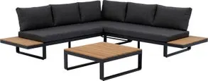 Intratuin 4-zits loungeset Bodhi antraciet