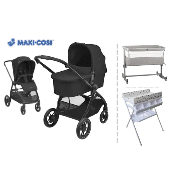 Maxi-Cosi | Street Plus kombivogn Startpakke | Essential Black