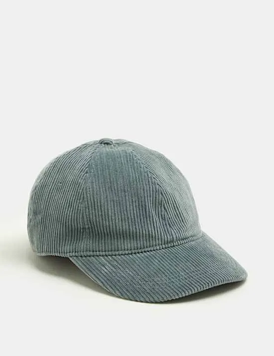 Cotton Rich Chunky Corduroy Baseball Cap