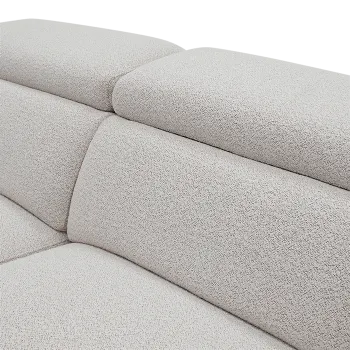 Hoeksalon CONTIGO Longchair Links Natural B270