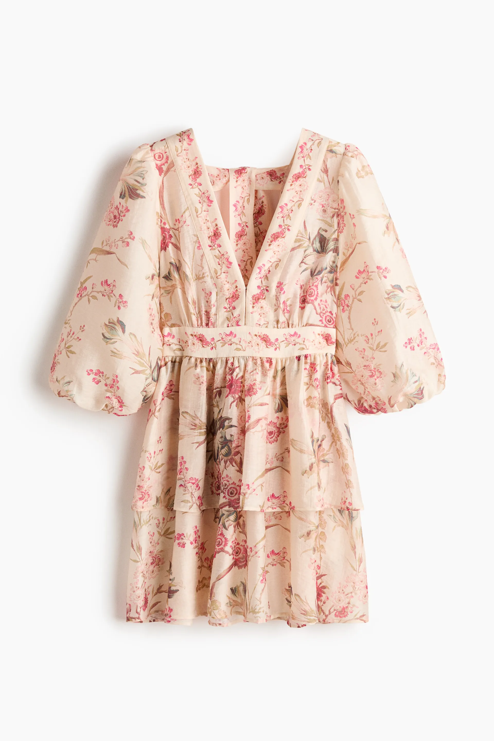 Vestido en mezcla de lino