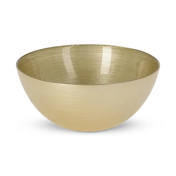 Schaal GODRA Ø21 Glas Goud