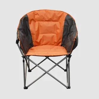 Outdoor Creations Coast Folding Camping Chair Orange Charcoal