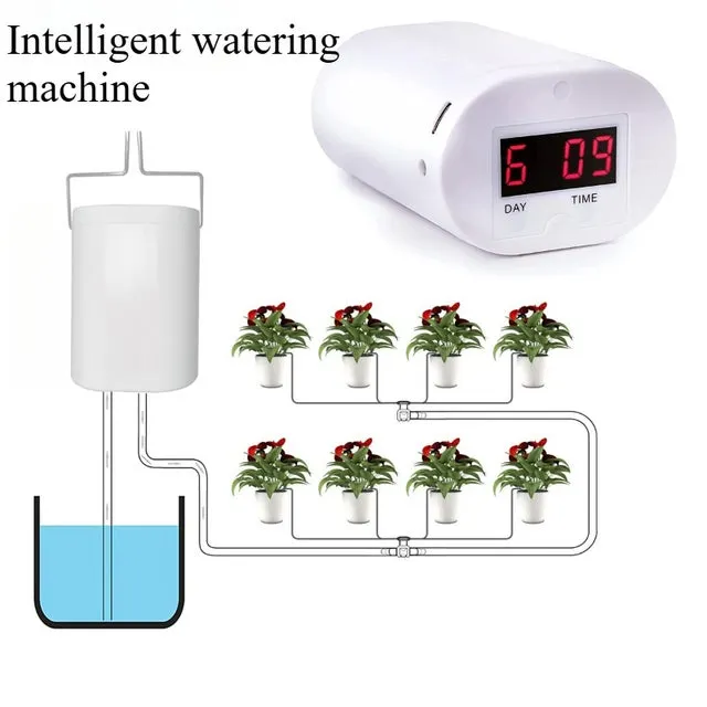Macchina d irrigazione automatica intelligente otto teste irrigatore per fiori pigro irrigazione a goccia temporizzata per vasi un vero artefatto