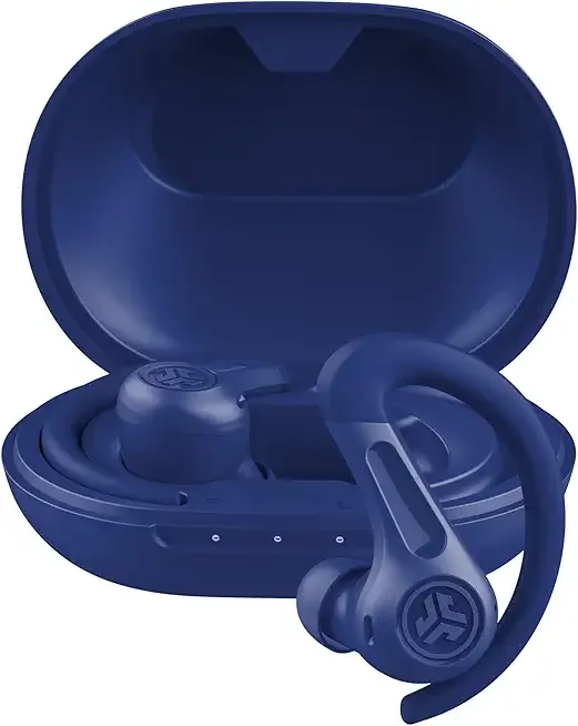 JLab, JBuds Sport ANC 4, True Wireless Earbuds, Active Noise Cancelling, Bluetooth, Multipoint Connect, Cobalt Blue