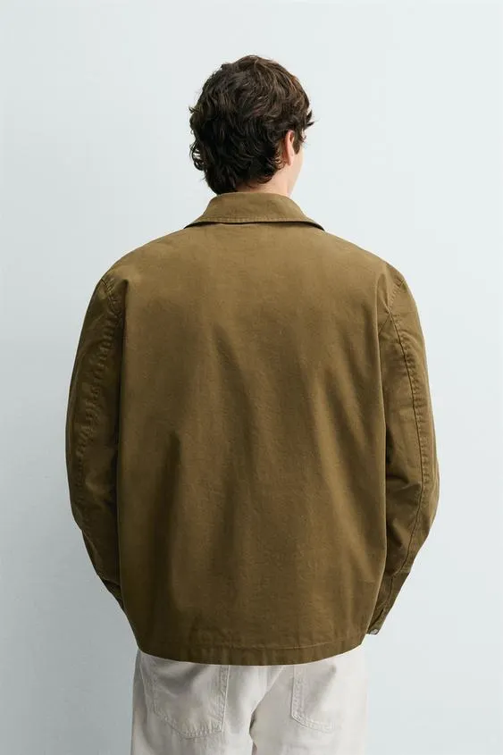 RELAXED FIT PARKA WITH FIREMAN CLASPS