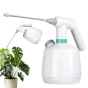 Spruzzatore elettrico da 2 litri con asta lunga 20 cm,annaffiatoio da giardino,strumento di pulizia,adatto per innaffiare fiori,pulire e lavare l'auto