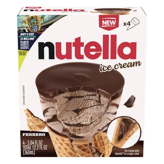 Nutella Ice Cream Cones $5.54 45.4 ¢/fl oz