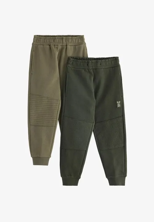 ESSENTIAL KNEE 2-PACK - Joggebukse - dark khaki green