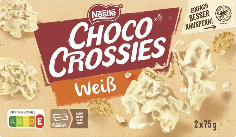 Nestlé Choco Crossies Weiß 150 g
