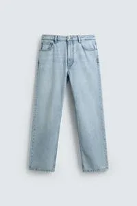 COTTON-LYOCELL STRAIGHT-LEG JEANS