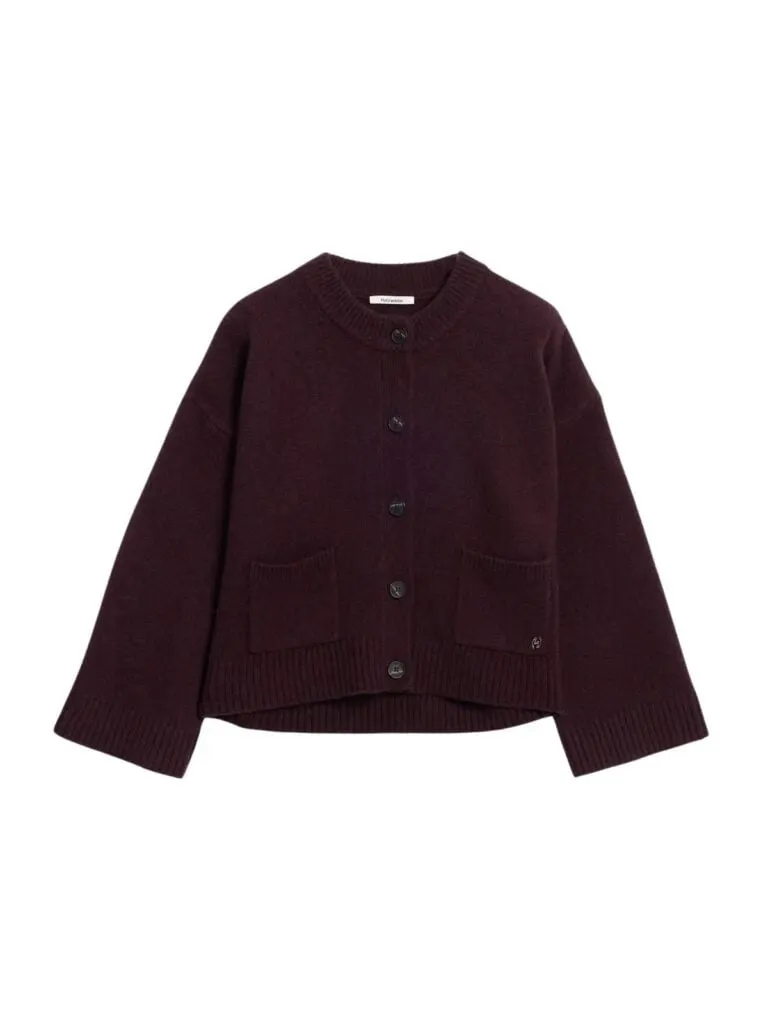 Julia Wide Cardigan - Rød