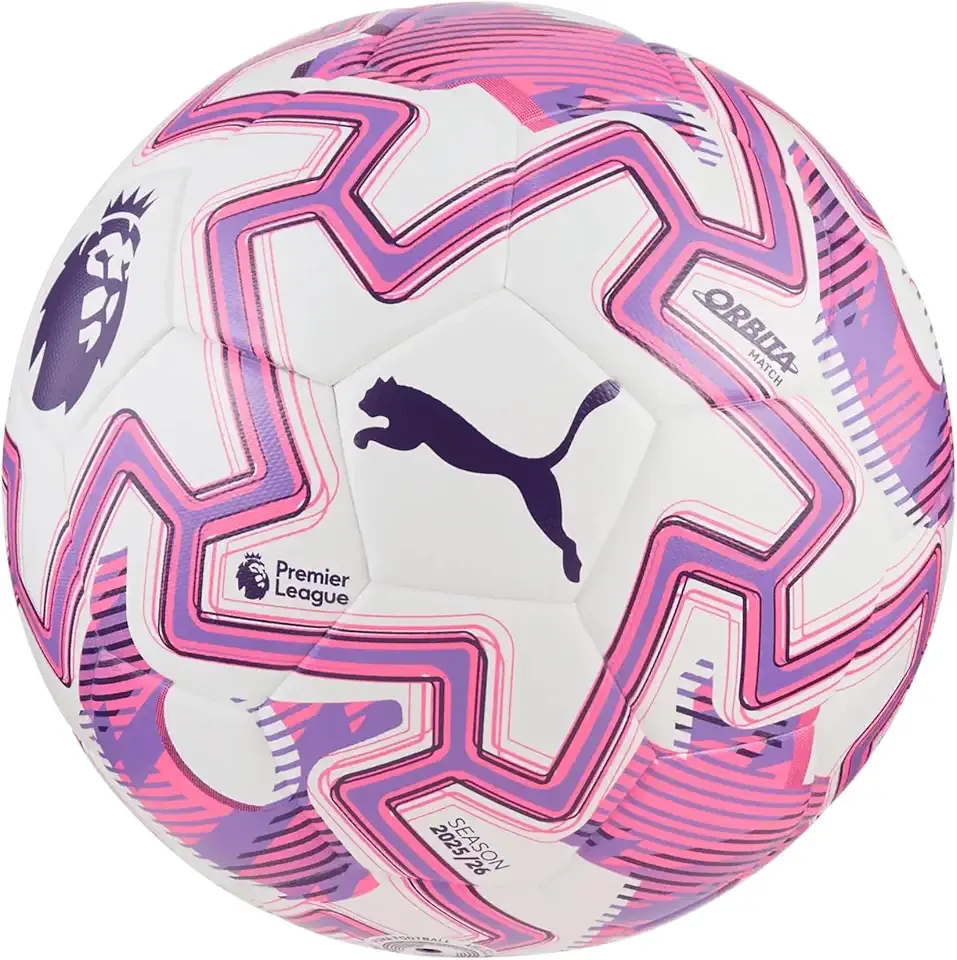 Unisex Orbita Match Premier League Soccer Ball (FIFA Quality), White-Multicolor AH25, 5