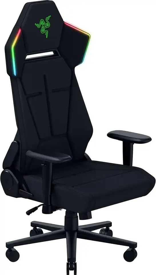 Razer Soma Chroma Ergonomic Reactive RGB Lighting Gaming Chair | Dual-Density Foam Cushion, Built-In Ergonomic Lumbar Support, Premium Steel Frame, Durable Build, 155 Degree Recline