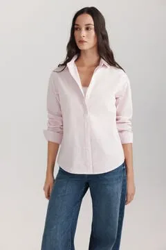 Blusa básica oxford